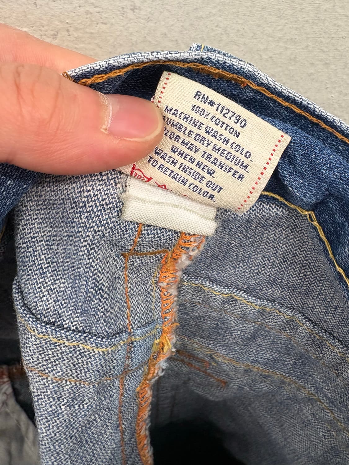 트루릴리전 빈티지 데님 부츠컷 팬츠 상품이미지9