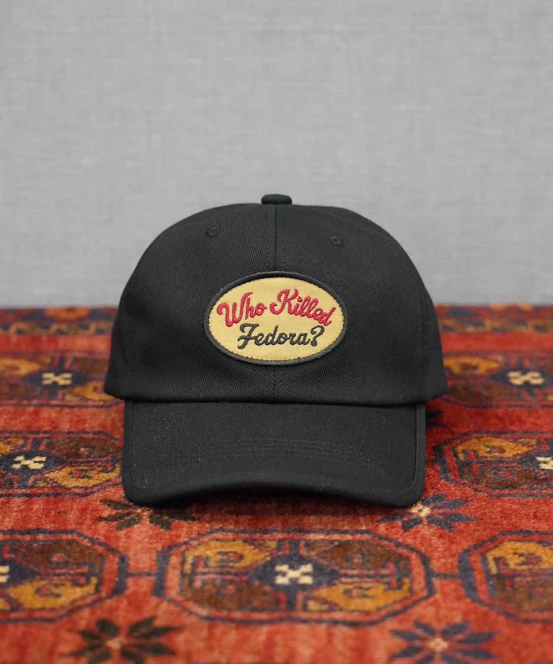 [L] mr.patman 미스터팻맨 트윌 볼캡 블랙 상품이미지1