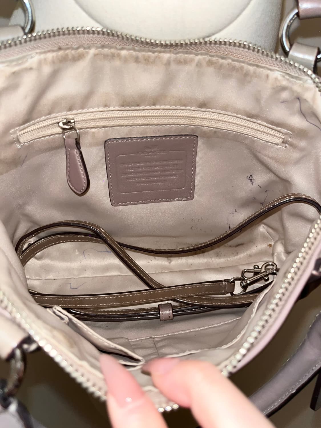 Coach Gray mini Shoulder bag 상품이미지8