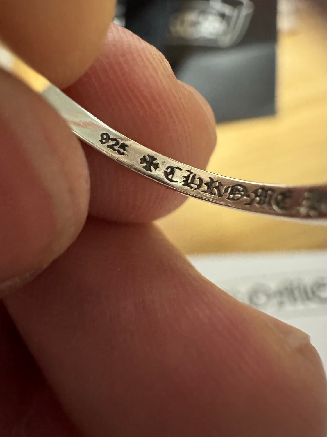 크롬하츠 반지 CH플러스 버블검링 상품이미지5