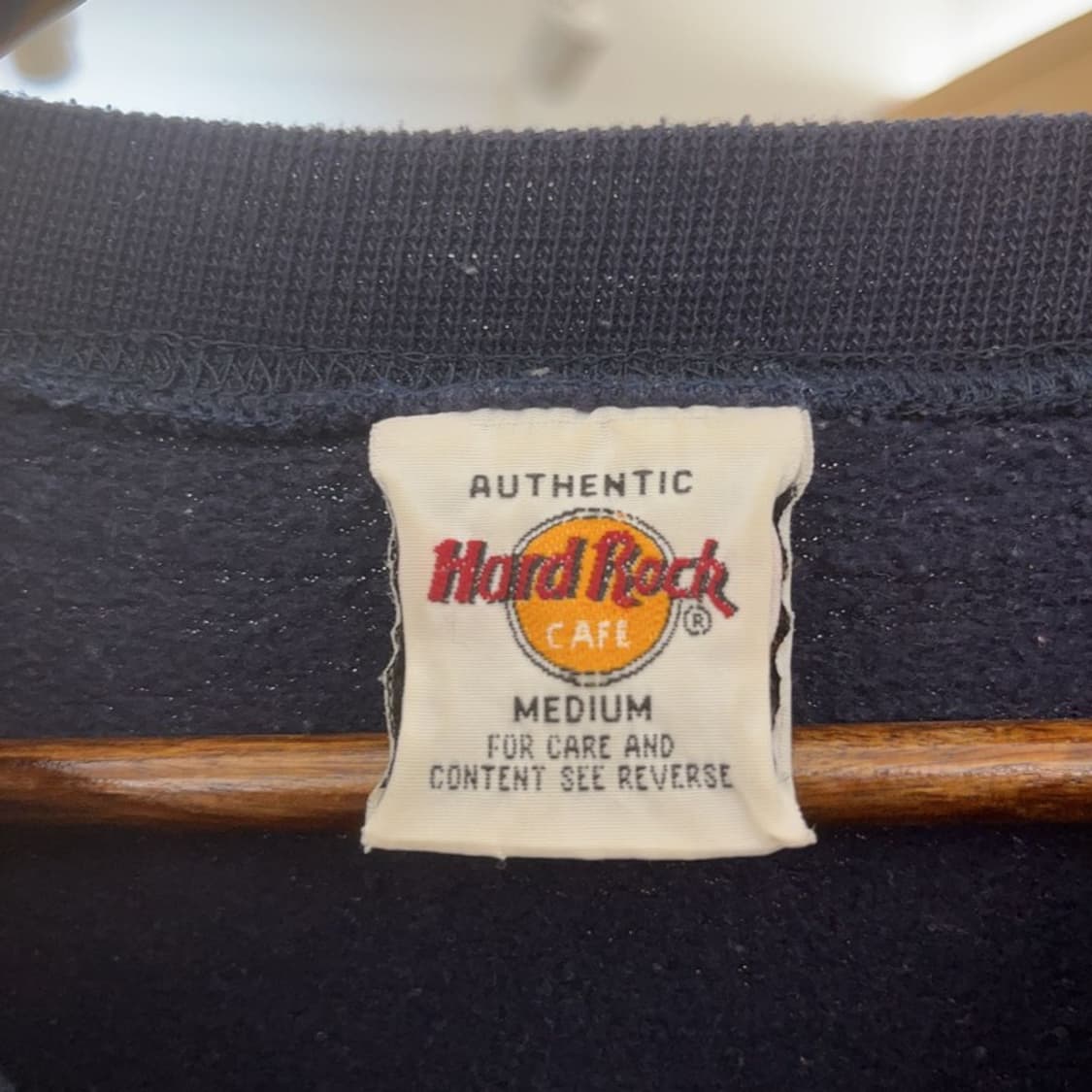 하드락카페 올드스쿨 빈티지무드 맨투맨 스웻셔츠 M C06682 상품이미지5