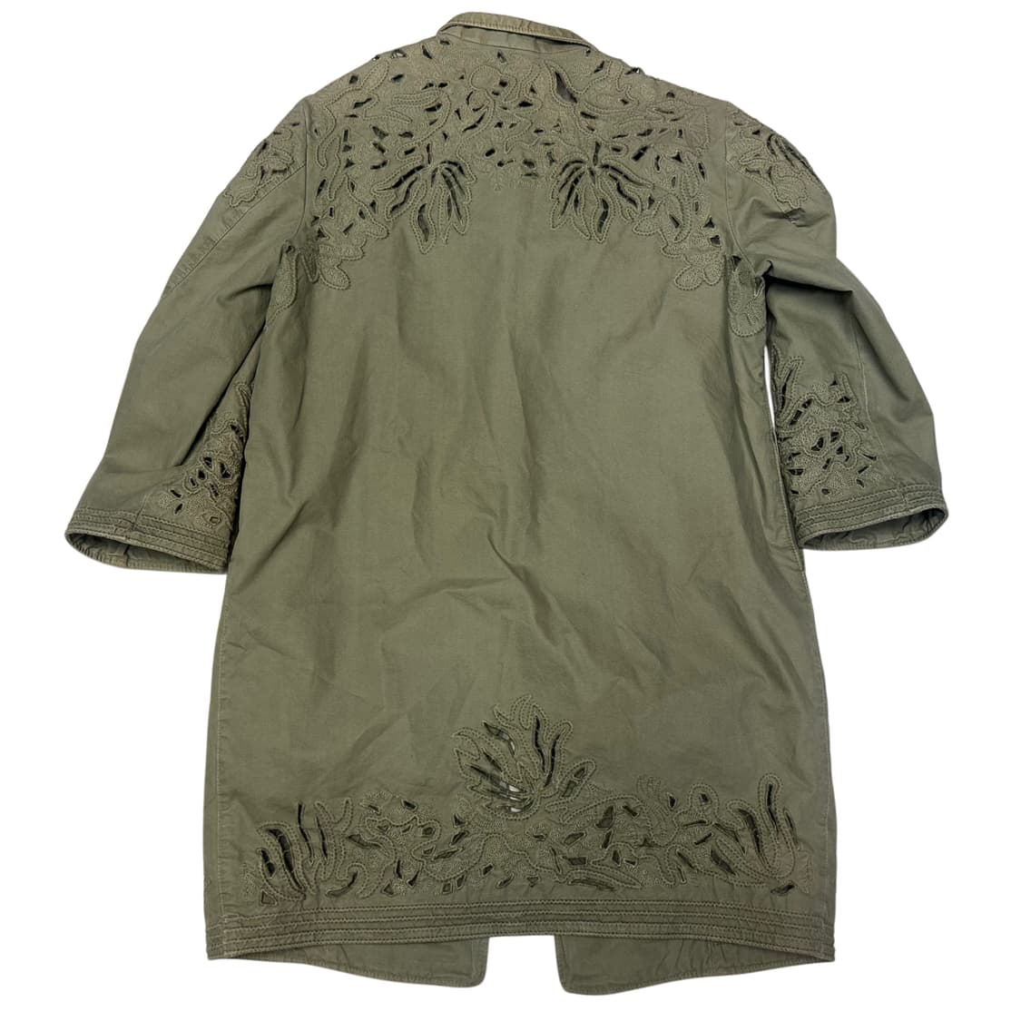 Ermanno Scervino 베이지패턴코트 42 Size 상품이미지3