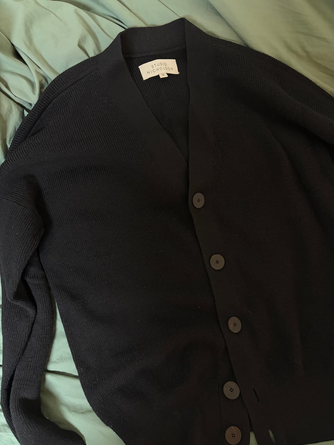 스튜디오니콜슨 립 가디건 m 상품이미지3