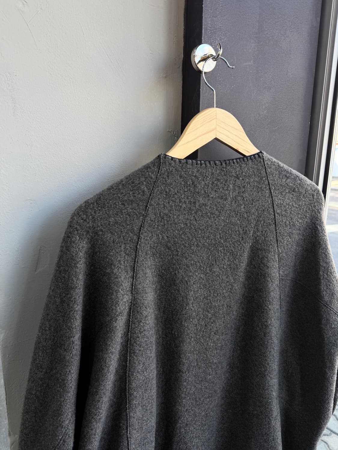 타임 캐시미어 폭스퍼 핸드메이드 롱가디건 자켓 상품이미지6