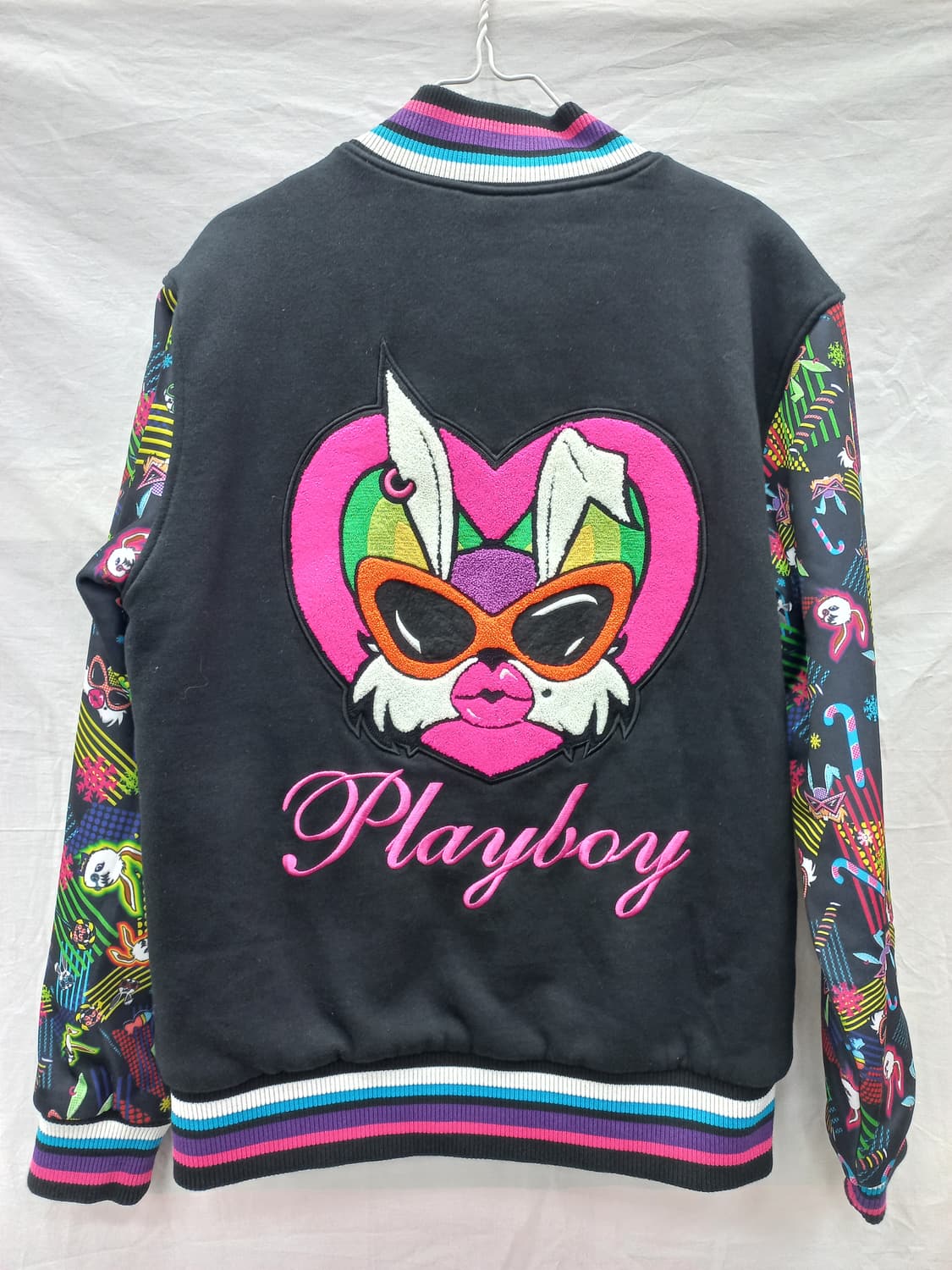 플레이보이 빅로고 누빔 블루종 스타디움 자켓 (남 95) 상품이미지2