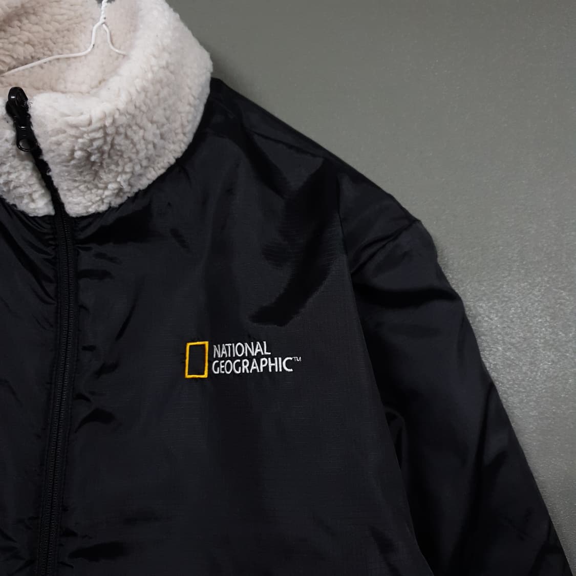 실측 XL) 내셔널지오그래픽 리버서블 양면 쉐르파 플리스 집업 자켓 상품이미지4