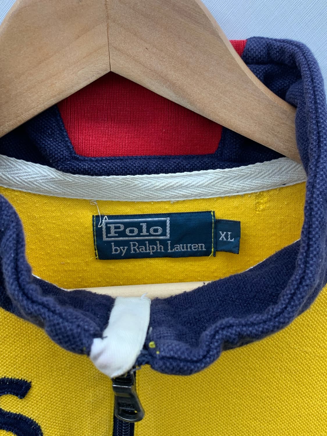 폴로 빅포니 레이싱 옐로우 하프집업 상품이미지7