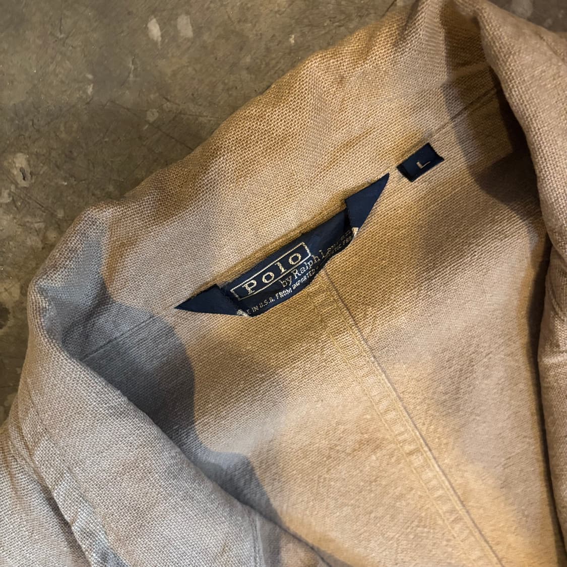 미국 빈티지 폴로랄프로렌 노폴크 린넨 자켓 상품이미지3