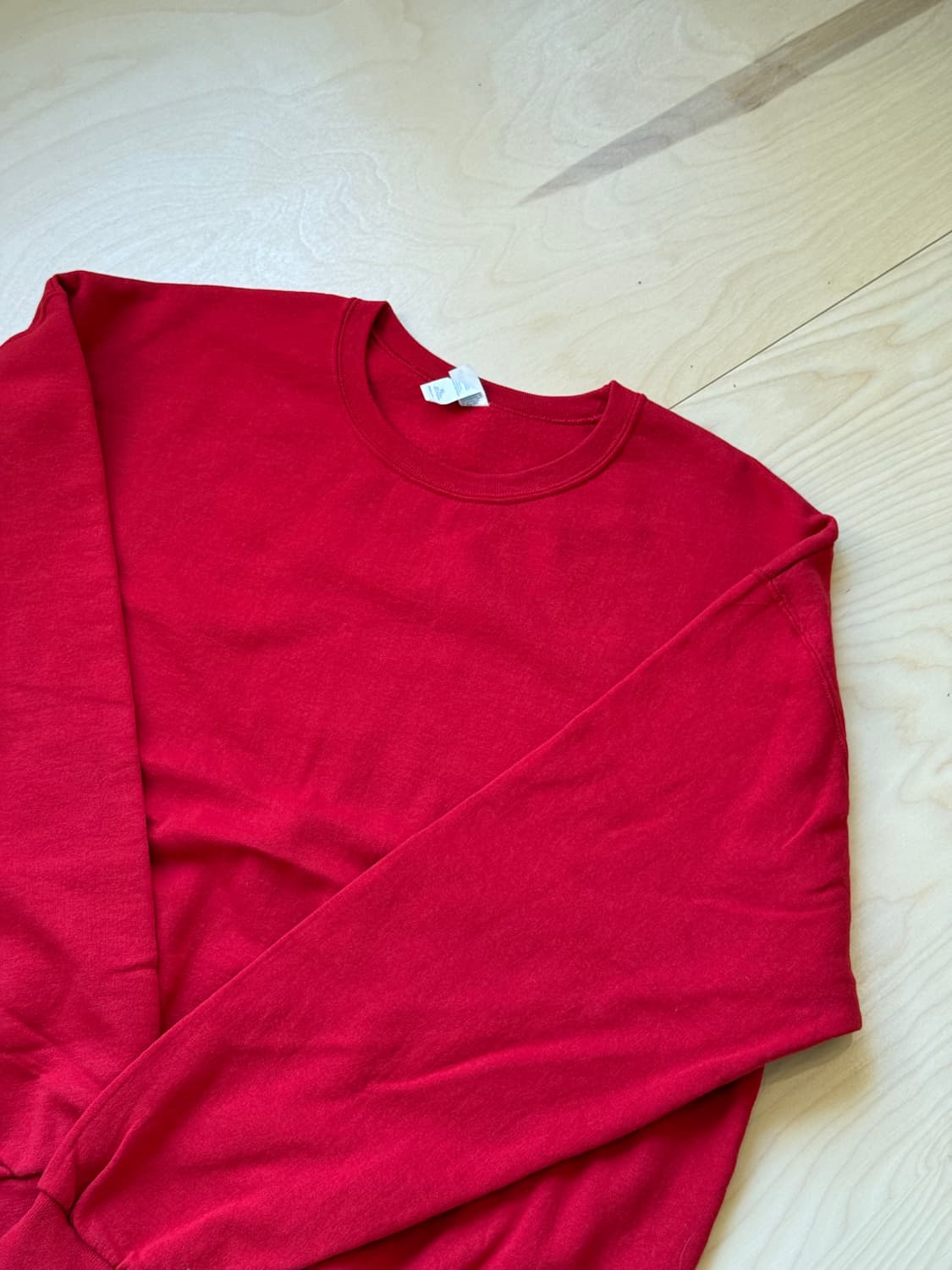 Jerzees Red Crew Sweat shirt 상품이미지1
