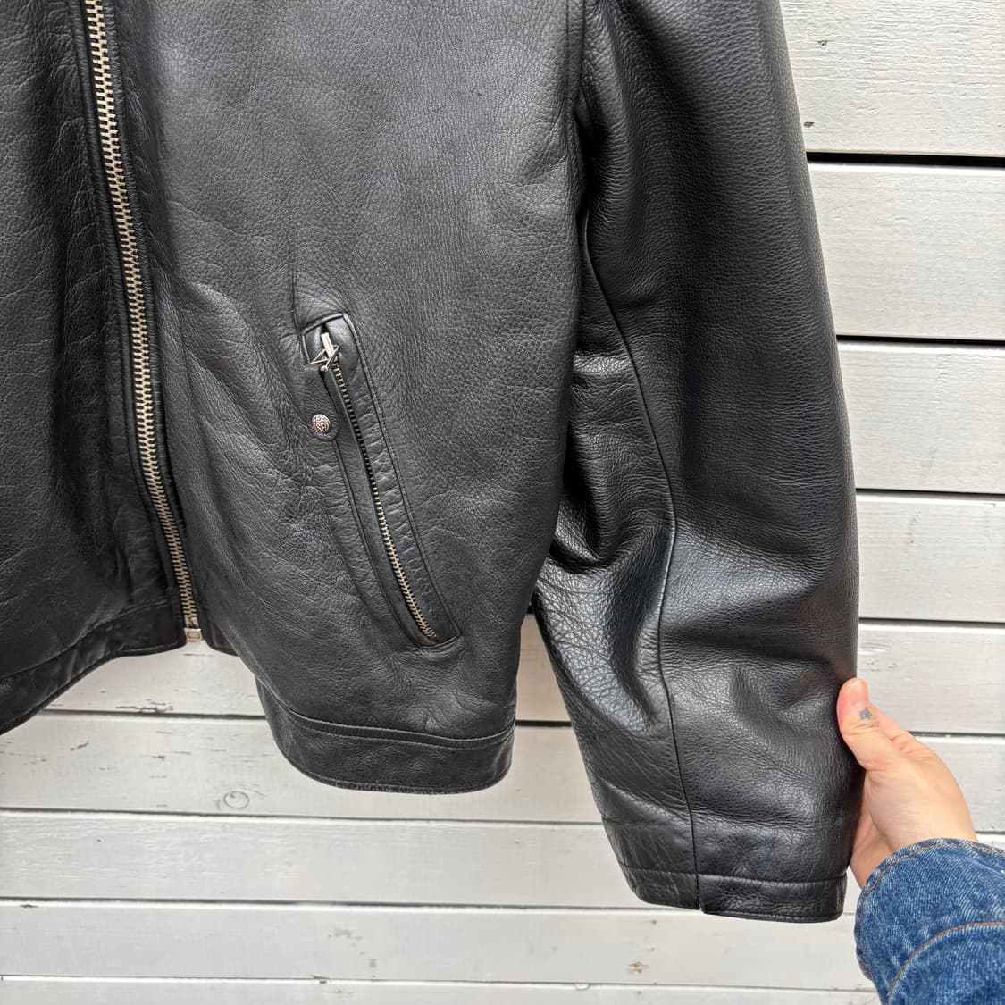 Get Used 90s 겟유즈드 빈티지 레더 가죽 자켓 상품이미지6