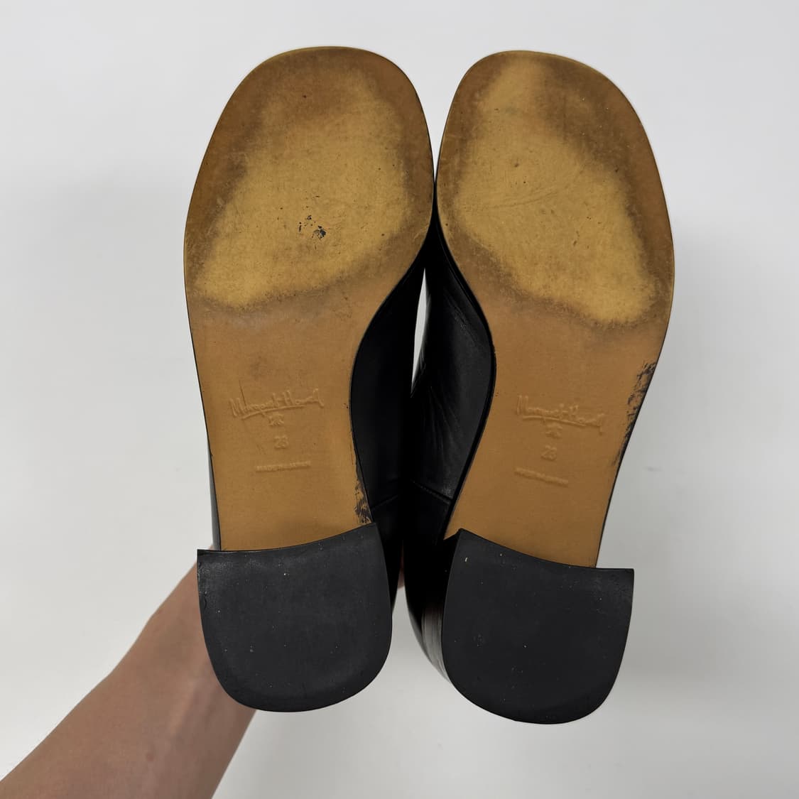 90s Margaret Howell round toe pumps 상품이미지9