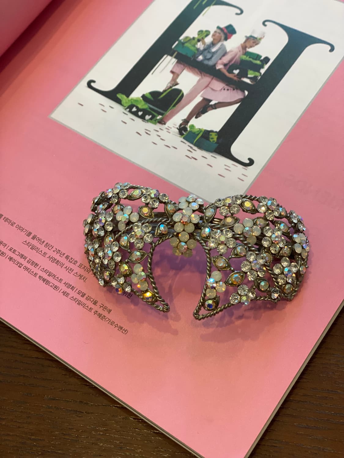 오로라 큐빅 헤어핀 상품이미지4