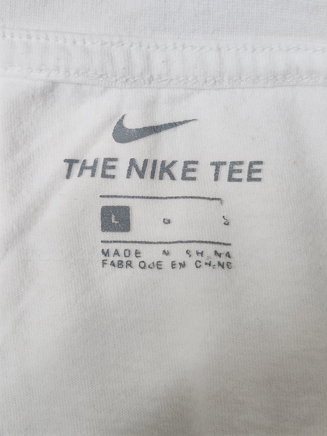 나이키 스포츠웨어 SWOOSH 프린팅 반팔 티셔츠 블랙 L 상품이미지4