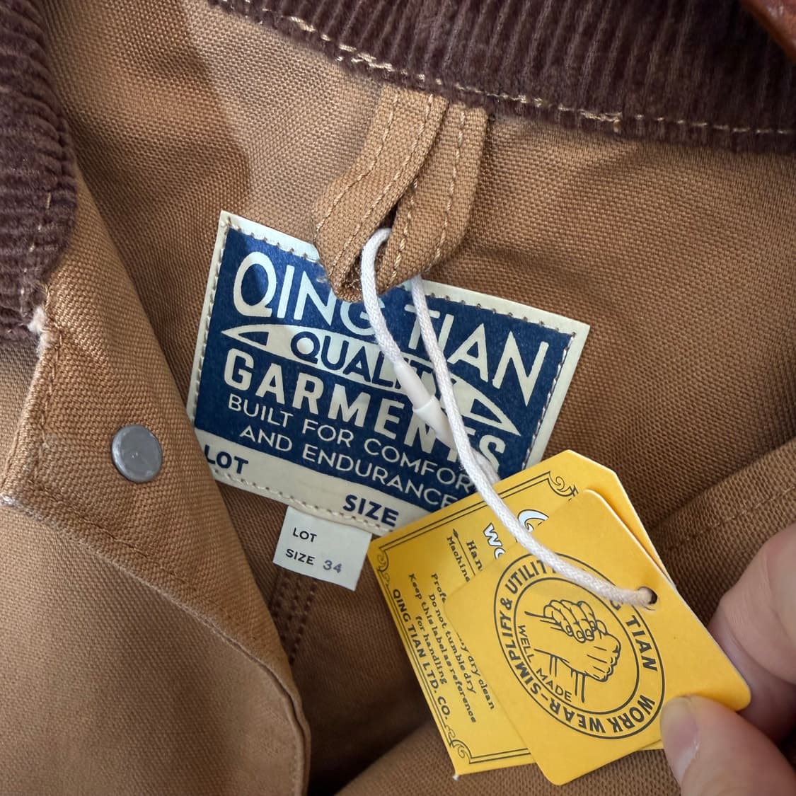 새상품) 빈티지 커버올 자켓  상품이미지3