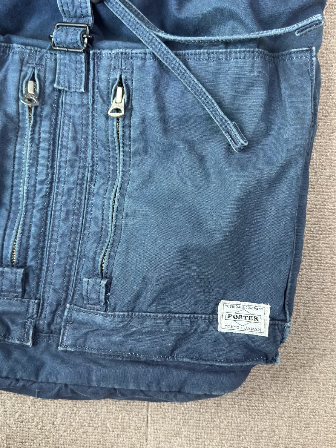 요시다 포터 인디고 코튼 럭색 상품이미지2