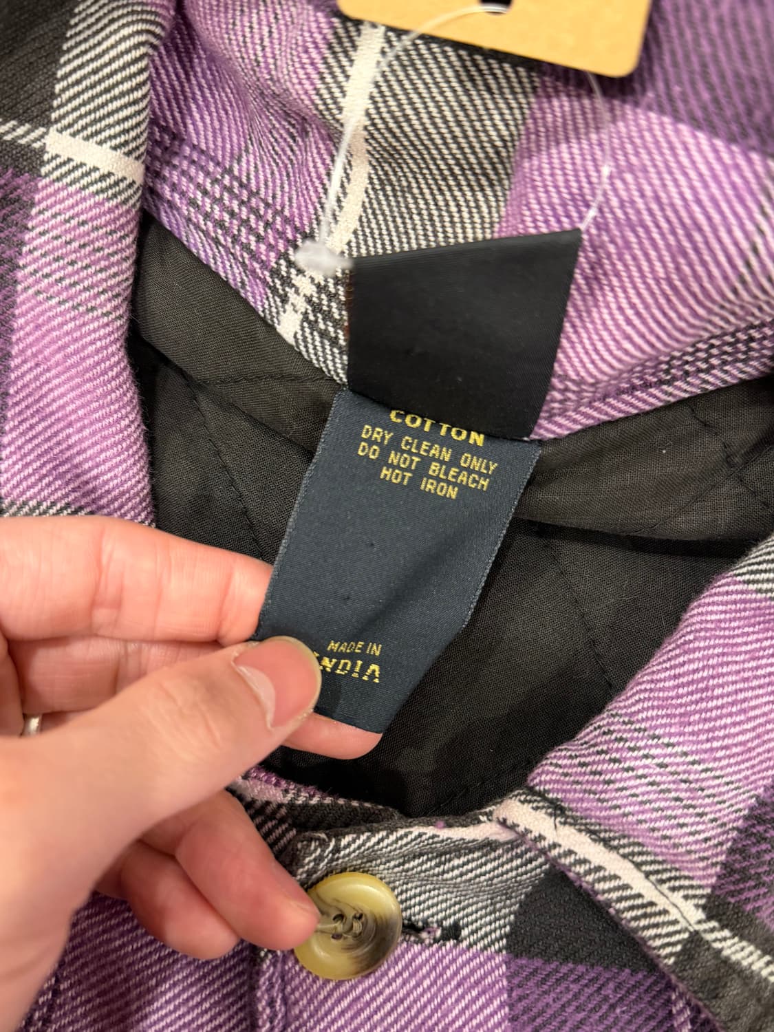 Insight 빈티지 퀼팅 체크 셔츠 자켓 상품이미지10