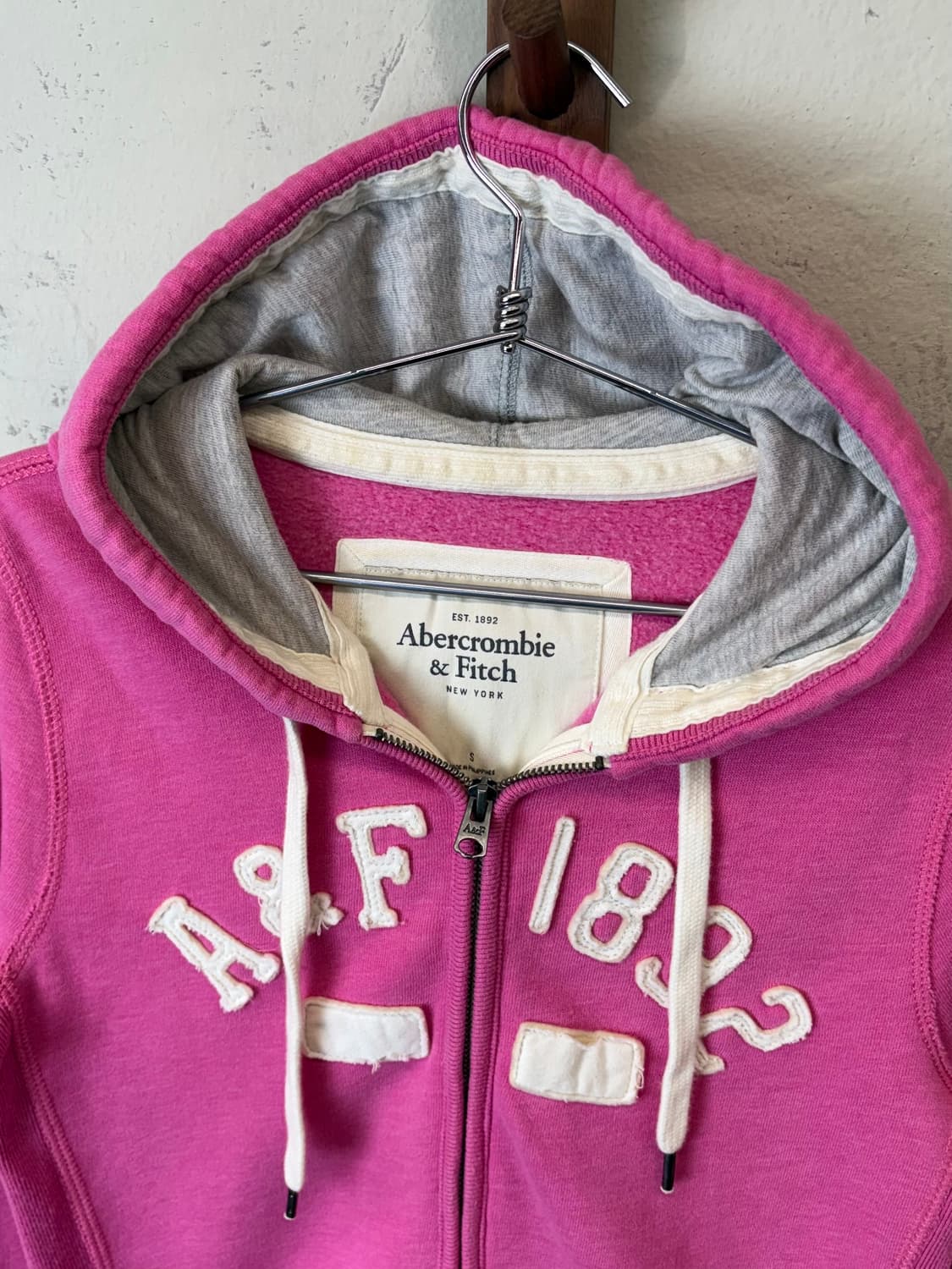 아베크롬비 빈티지 y2k 핑크 후드집업 상품이미지5