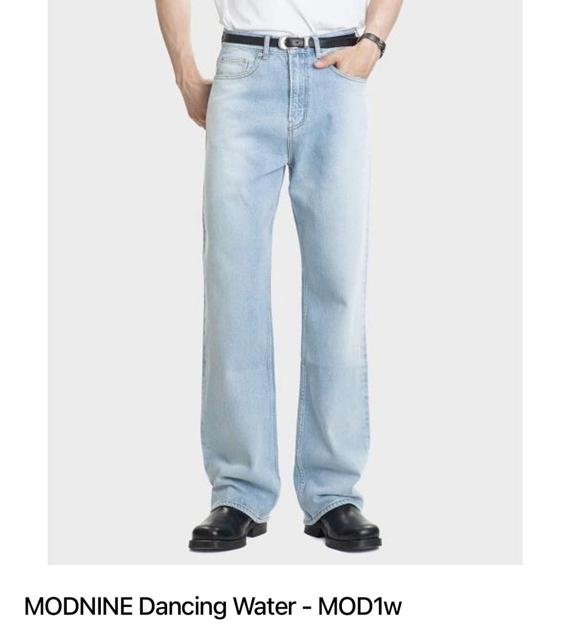 모드나인 Dancing Water 데님 팬츠 청바지 32 상품이미지1