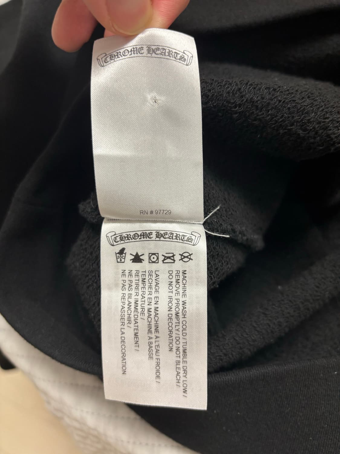 [XL] 크롬하츠 매티보이 스테이패스트 후드 블랙 상품이미지4