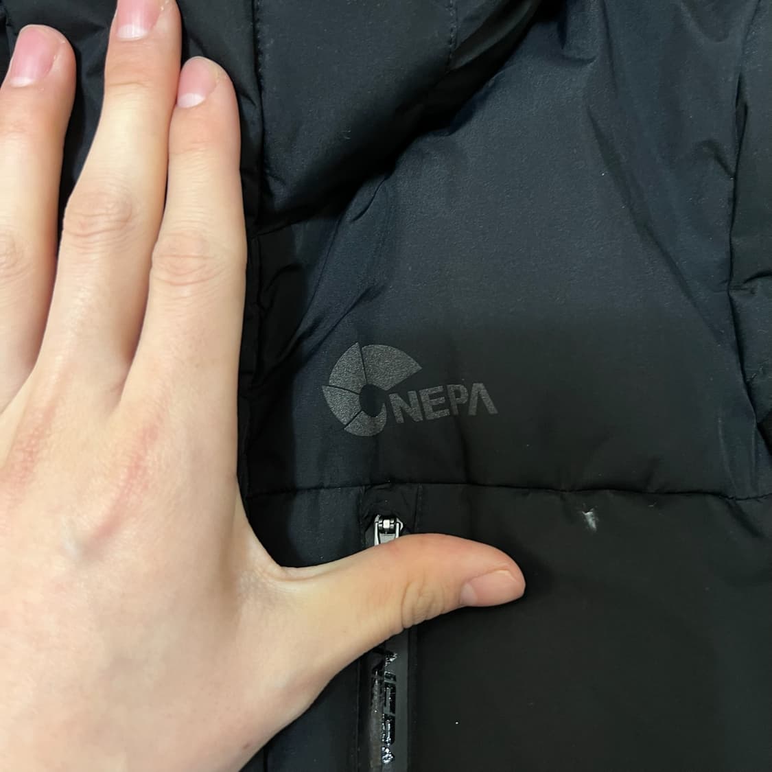 네파 키즈 덕다운 후드 롱패딩 140  상품이미지3