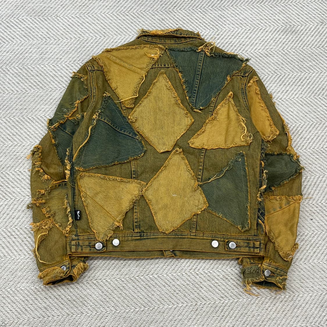 빈티지 워싱 컷오프 데님 자켓 r3137 상품이미지2