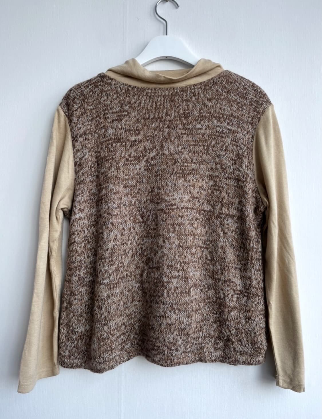 브라운 셔링 니트 티셔츠 상품이미지4