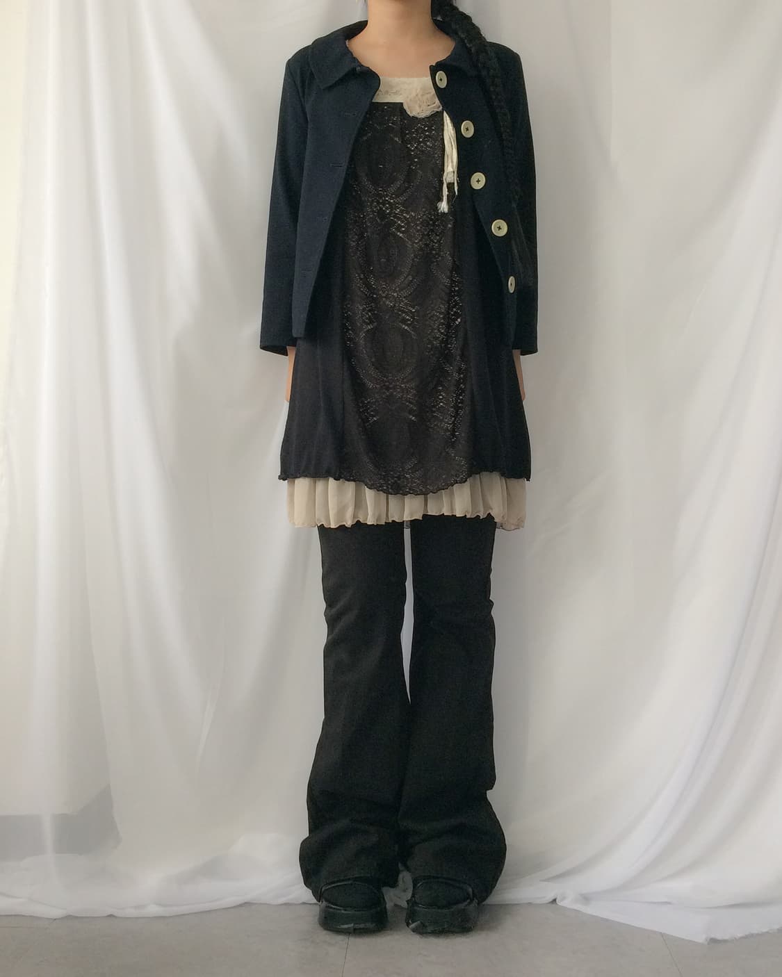 Button point jacket 상품이미지5