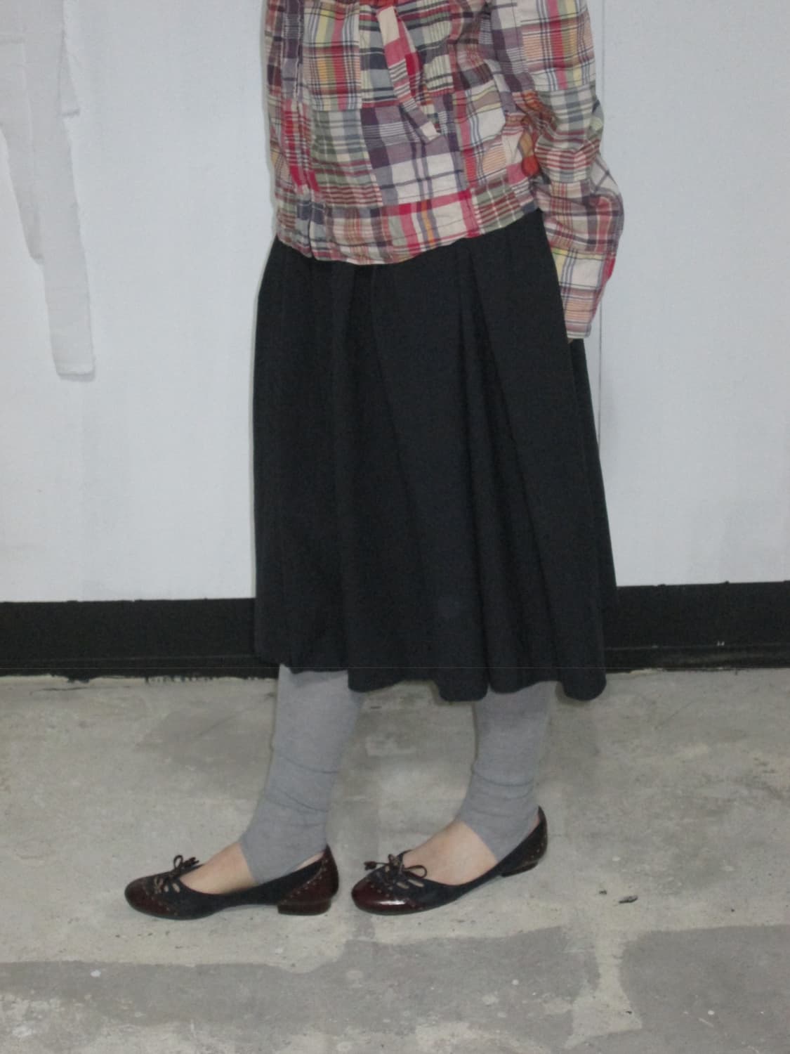 Vintage Pleated Waist Skirt 상품이미지5
