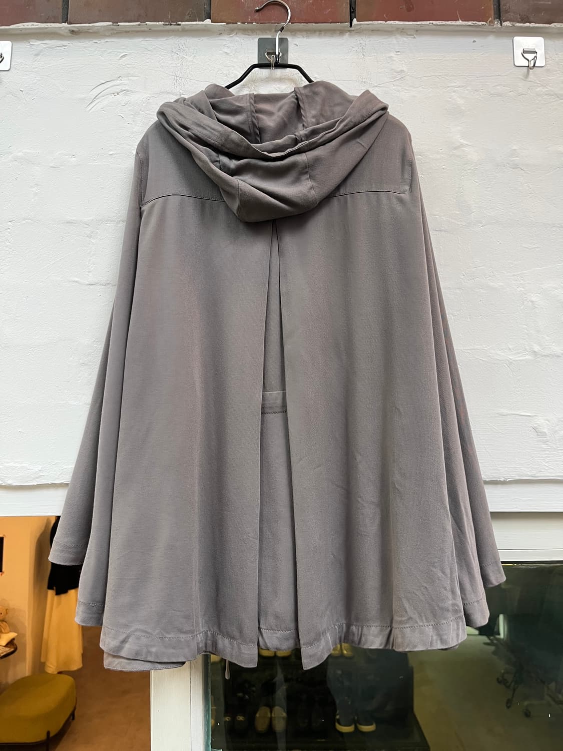 Armani Exchange 코튼 후드 집업 판초 S 상품이미지10