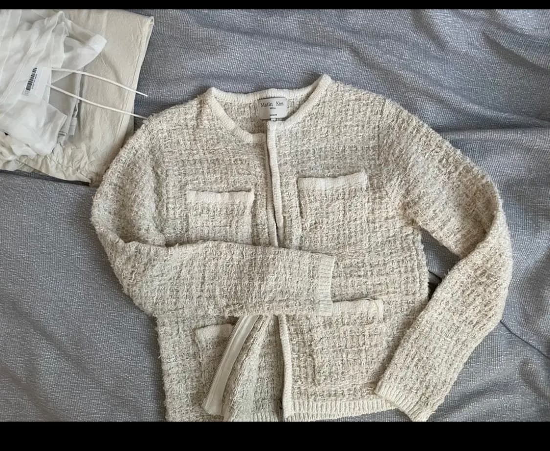 마뗑킴 트위드 집업 가디건 상품이미지6