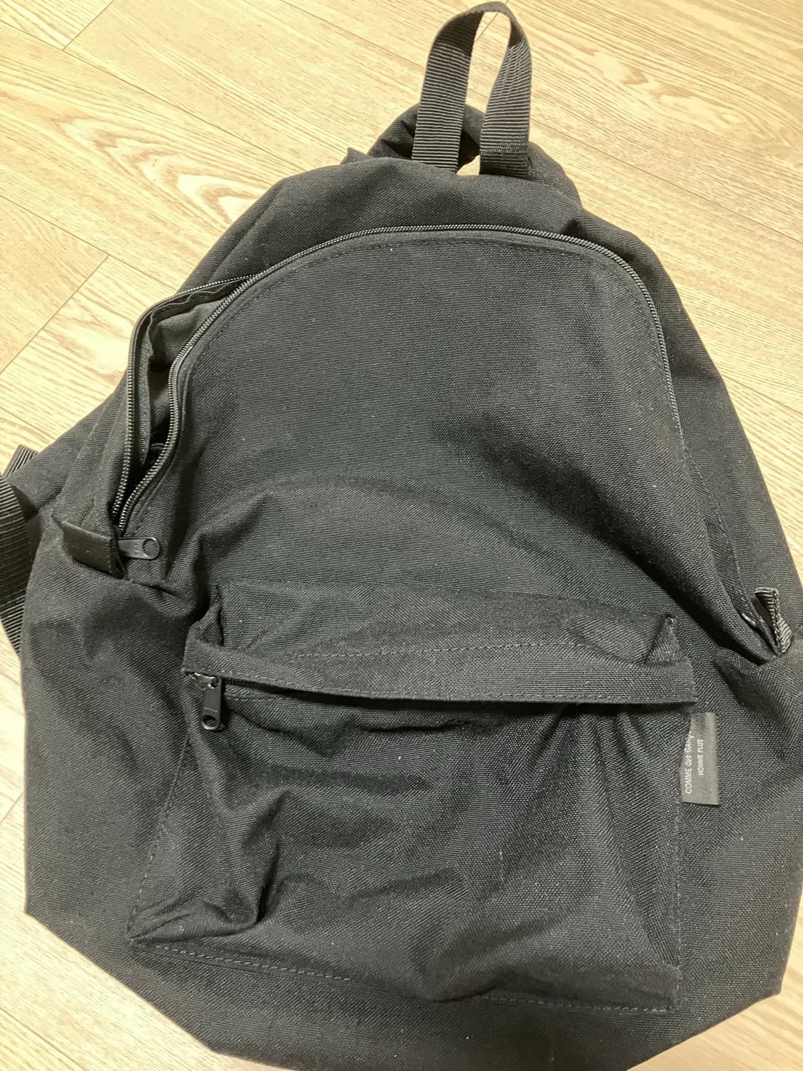 꼼데가르송 옴므 플러스 블랙 백팩 미디움 상품이미지3