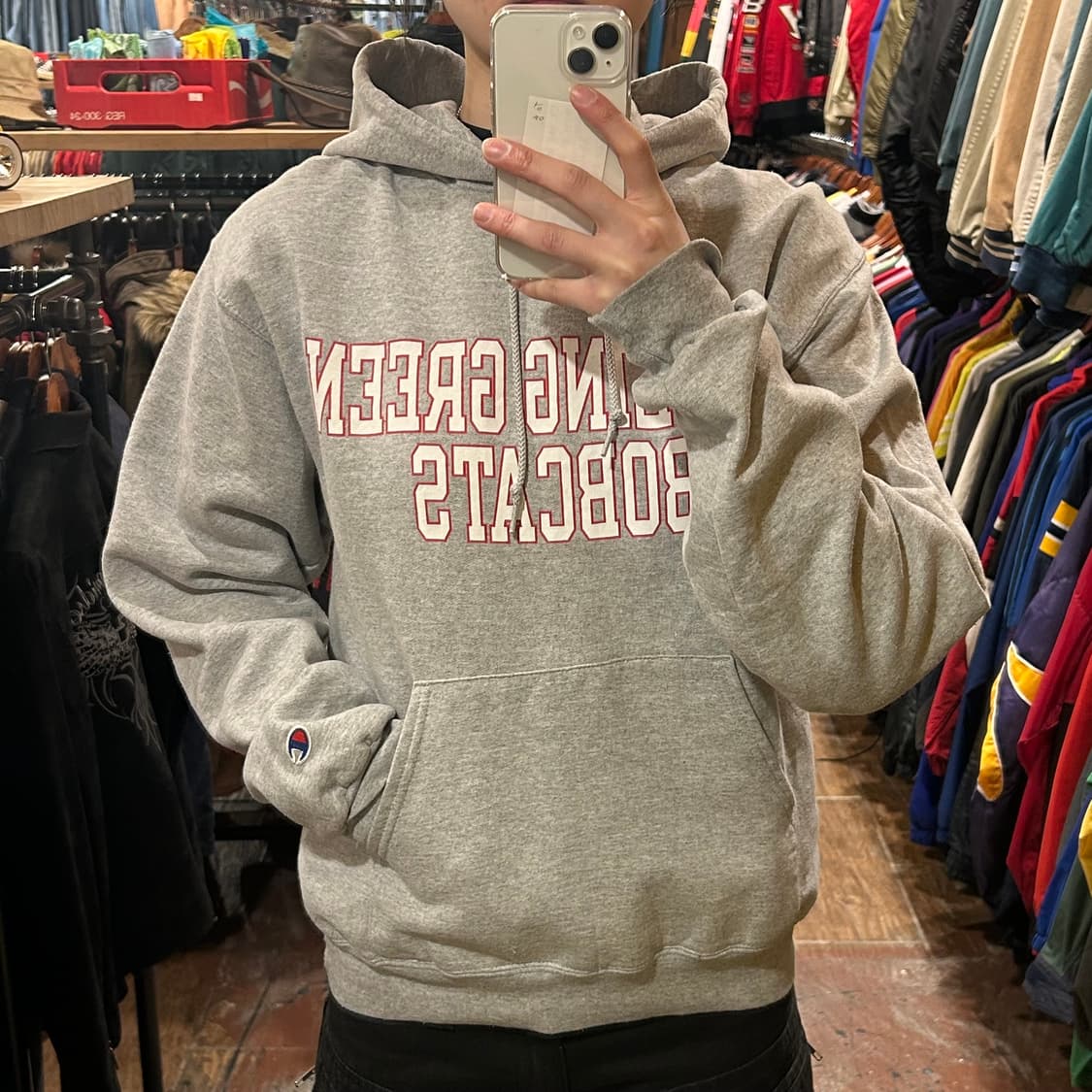 [HI] 챔피온 후드티 그레이 상품이미지2