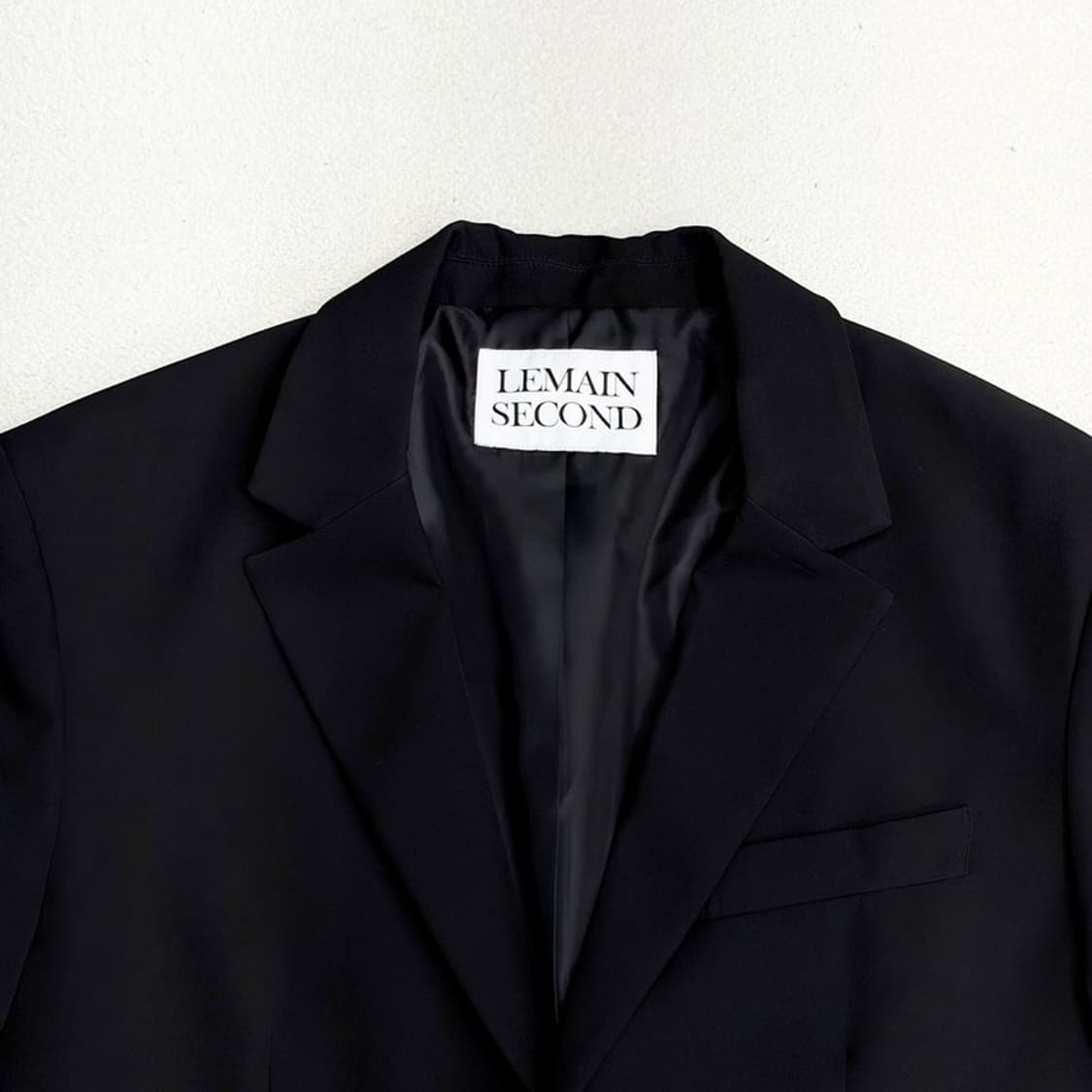 LEMAIN SECOND 오버핏 싱글 블레이저 자켓 XL 상품이미지4