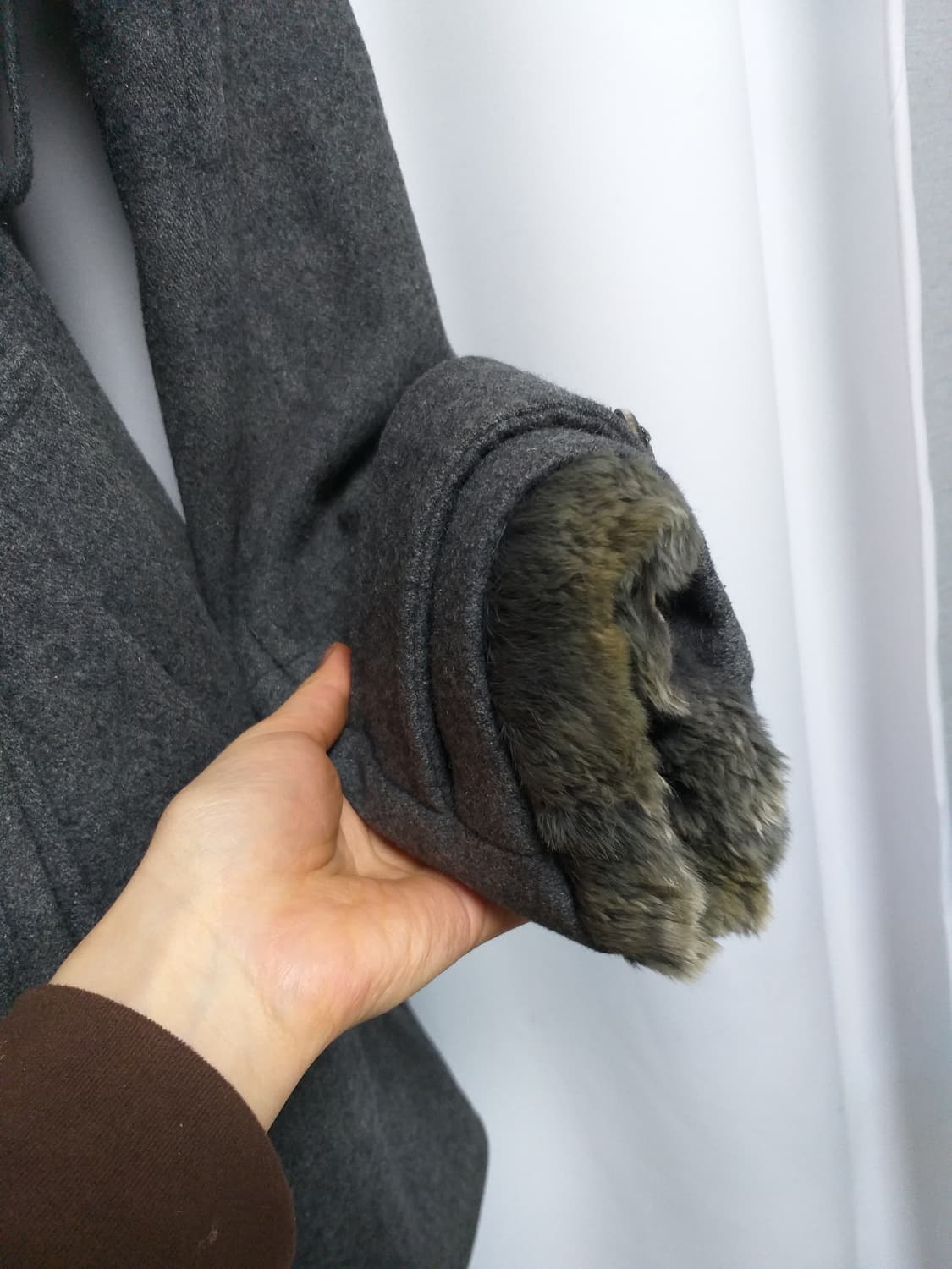 빈티지 퍼코트 대장 y2k자켓 그런지 핀터깔 오네갸루 긱시크 고스펑크로리 상품이미지3