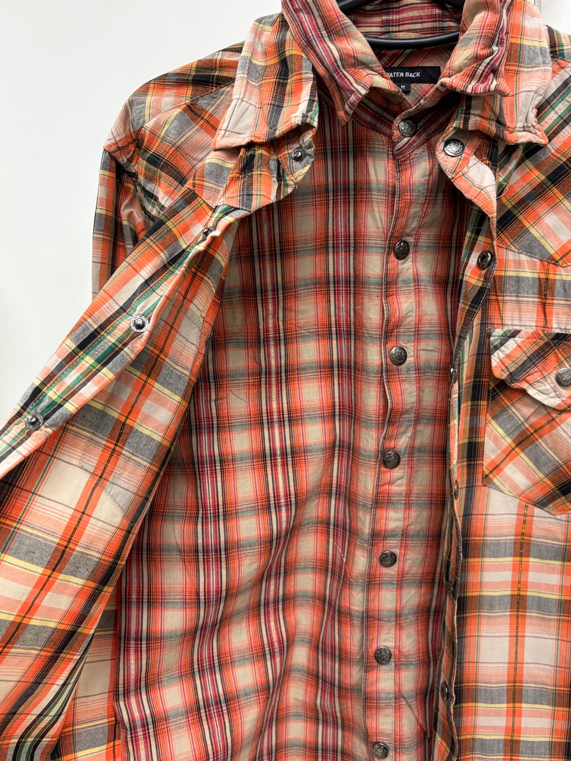 빈티지 레이어드 체크 셔츠 상품이미지7