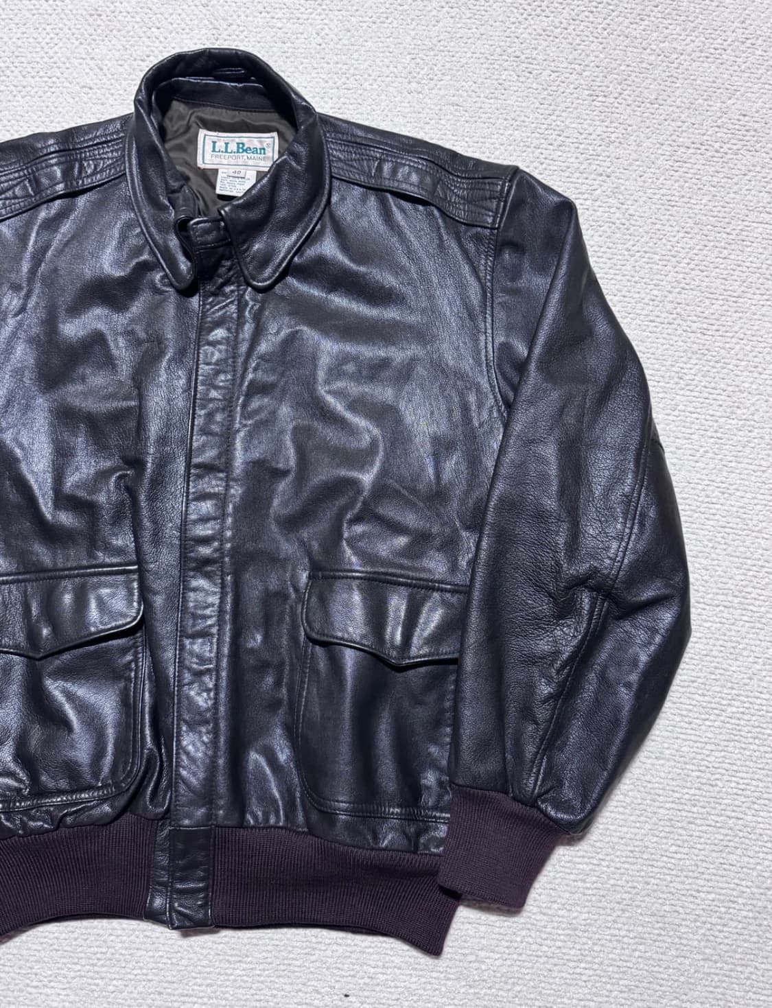 90s USA 엘엘빈 L.L.Bean A-2 40사이즈 상품이미지3