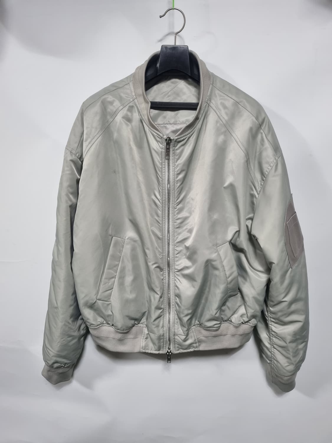 디앤써 애쉬 그레이 후드 MA-1 봄버 자켓 105 상품이미지3