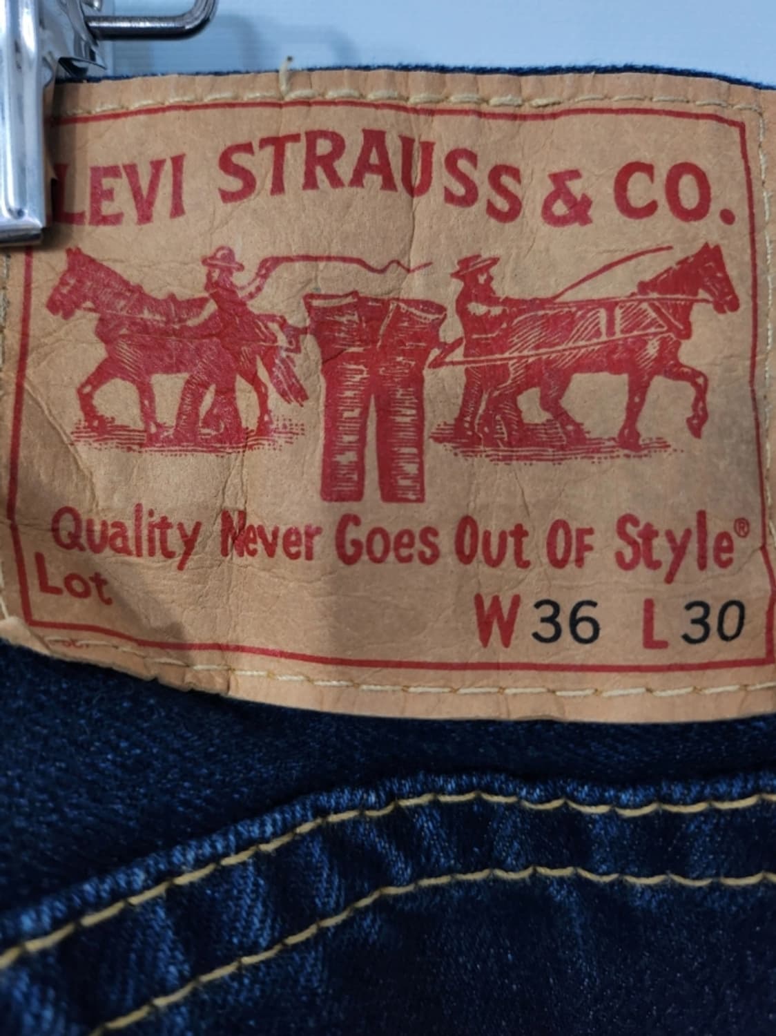 리바이스 Type 1 아이코닉 팬츠 청바지 28-29 상품이미지5