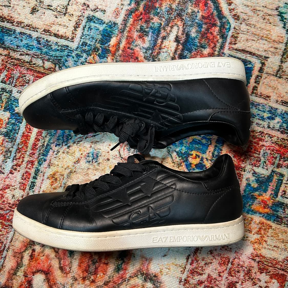 [270] 엠포리오 아르마니 EA7 레더 스니커즈 상품이미지2