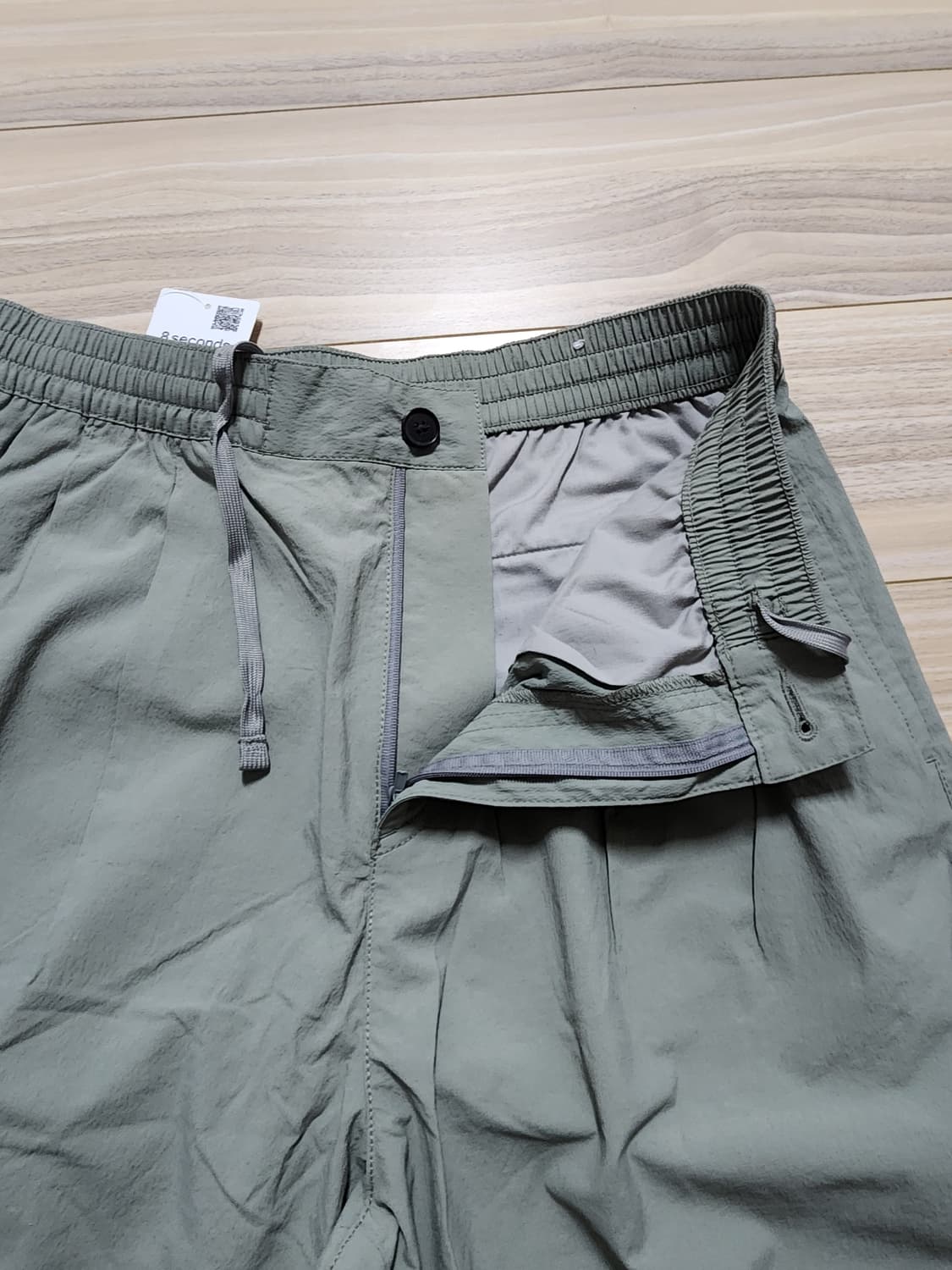 에잇세컨즈팬츠바지m사이즈카키색상 상품이미지5