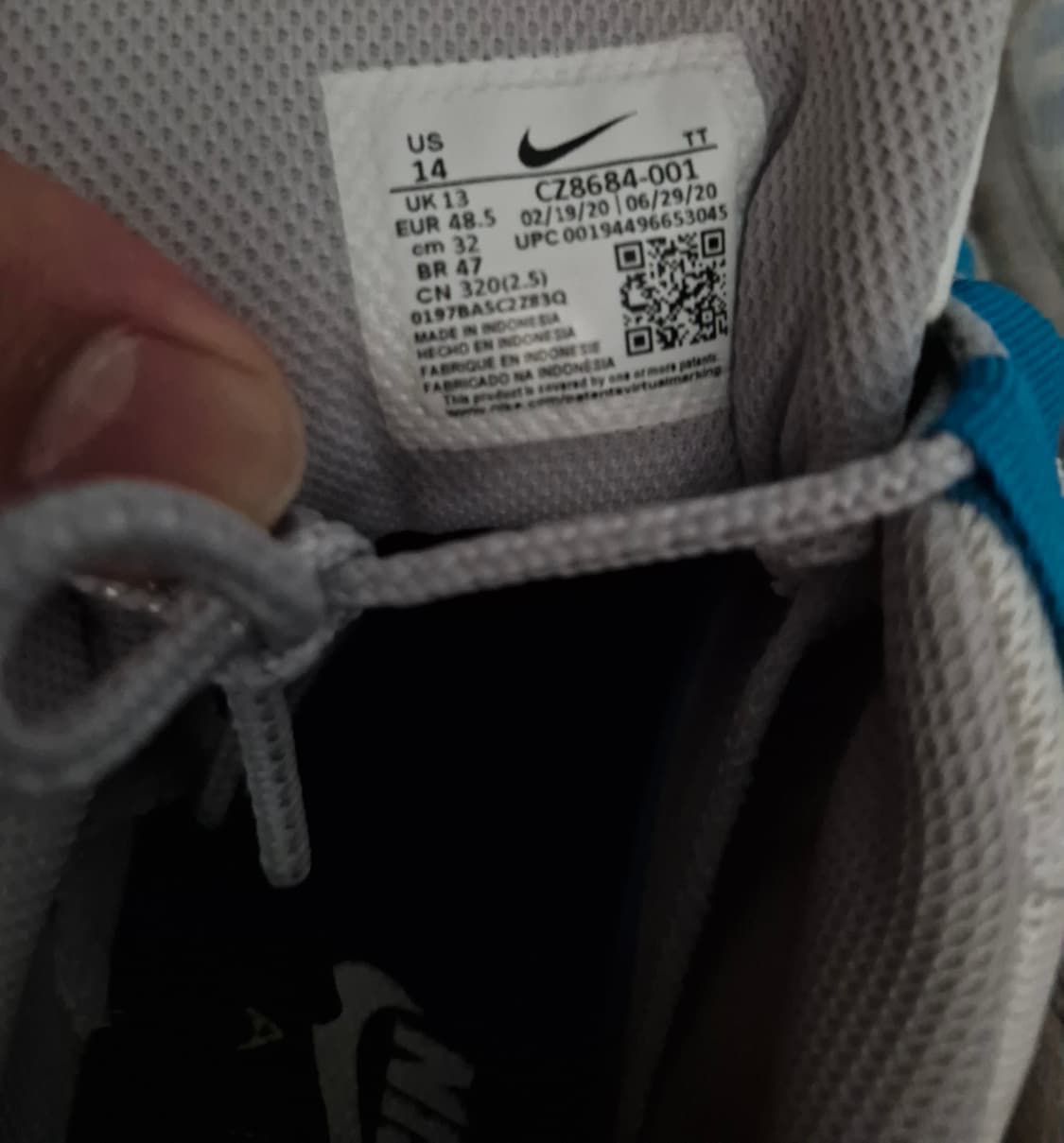 나이키 에어 맥스 95 레이저 블루 (2020) 상품이미지8