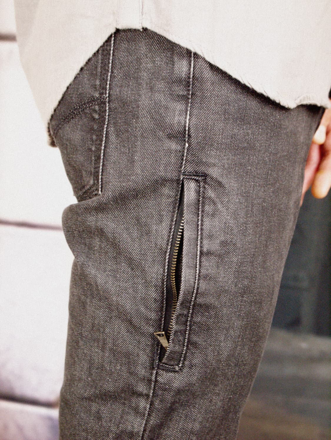 Side Pocket Skinny Denim Jeans 상품이미지5