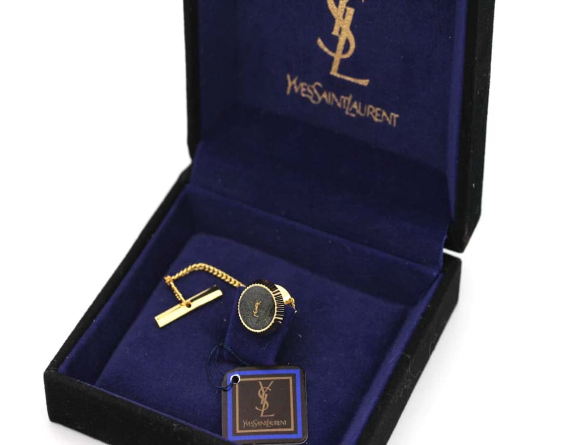 입생로랑 S등급 남자 명품 뱃지 넥타이핀 상품이미지1