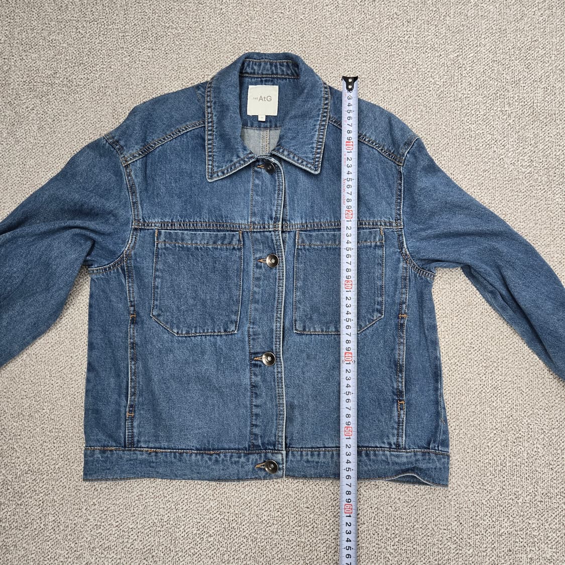 0181 엣지 AtG 청 데님 자켓 블루 아우터66 상품이미지9