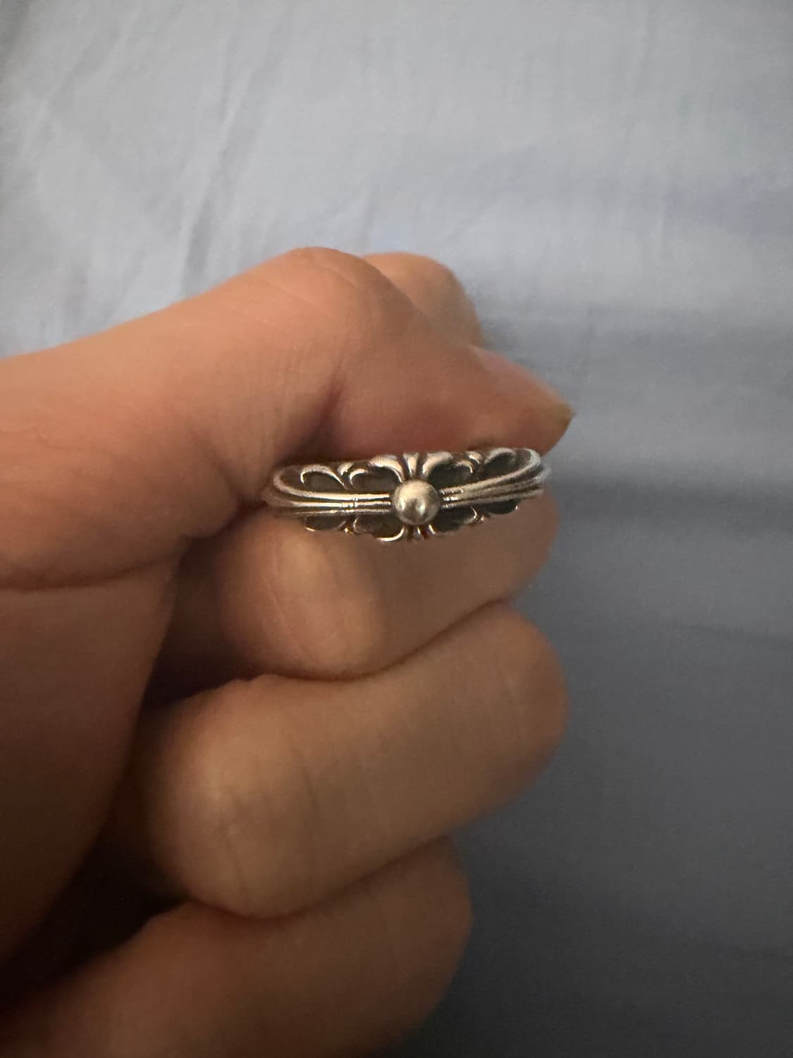 [US6.5] 크롬하츠 베이비 플로랄 링 상품이미지2