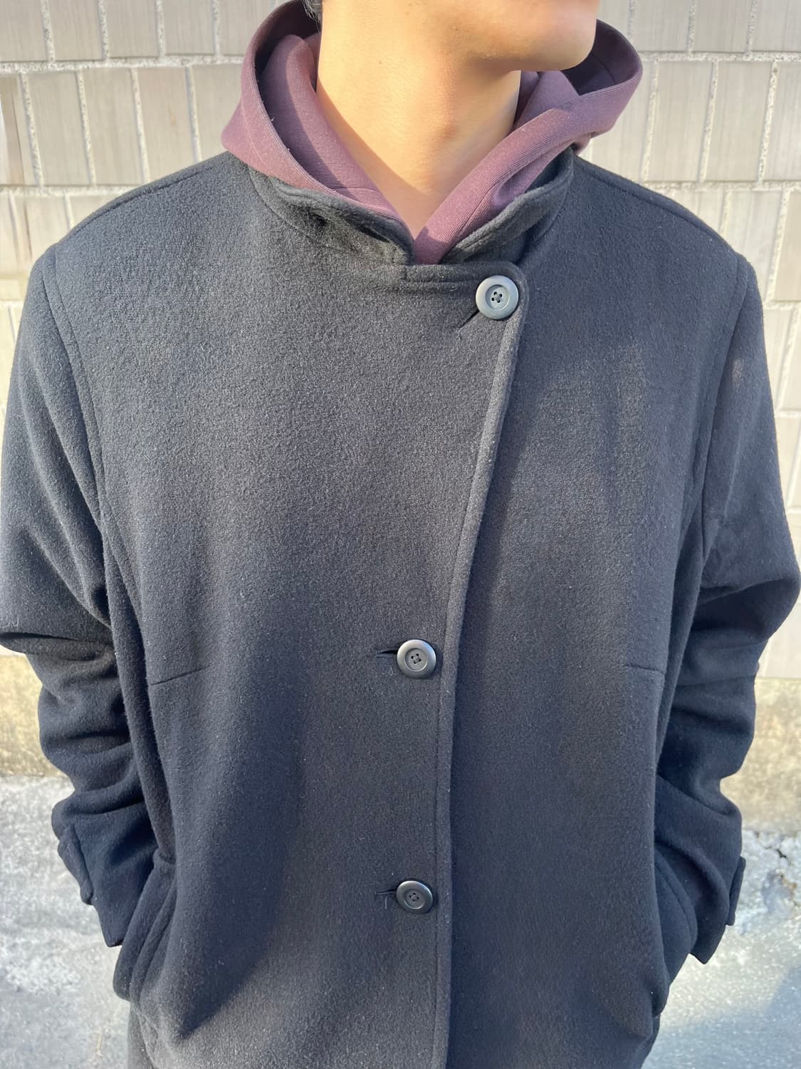 90s LL.bean 울 롱코트 상품이미지1