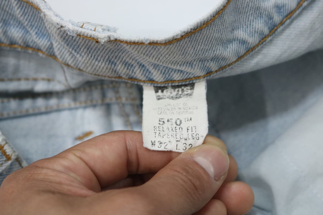 리바이스 빈티지 550 오렌지탭 커스텀 데님 쇼츠 (W32) 상품이미지9