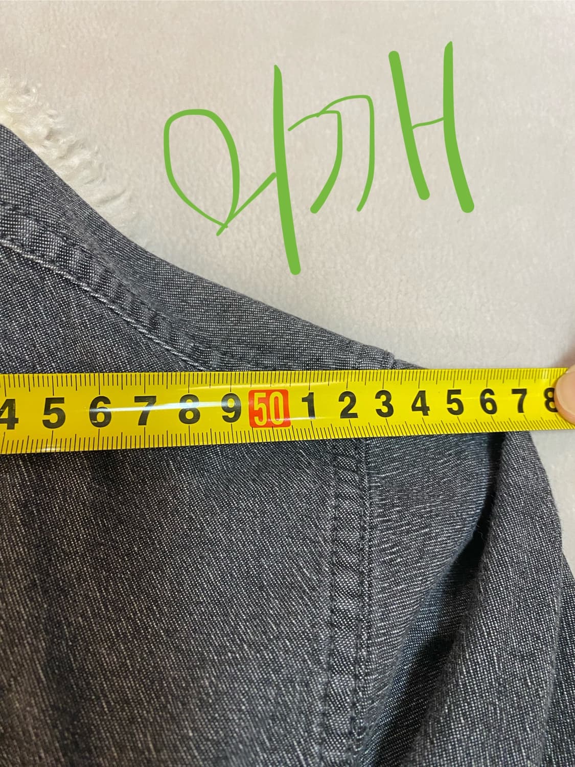 랭글러 wrangler 데님 셔츠 웨스턴 샴브레이 셔츠 2xl 105 상품이미지4