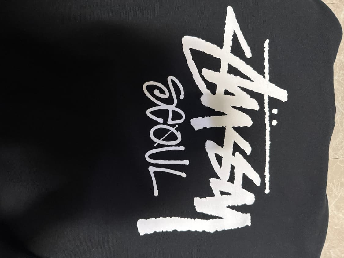 L사이즈 스투시 스탁 서울 후드집업 블랙 2023 상품이미지7