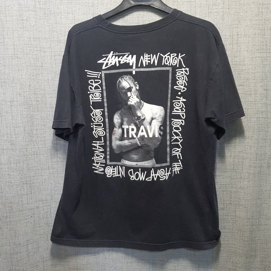 스투시 Stussy 블랙 반팔 티셔츠  상품이미지2